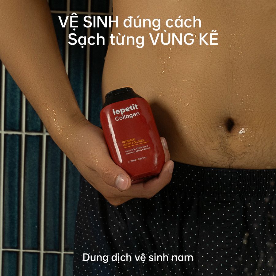Vệ sinh đúng cách, sạch từng vùng kẽ với Lepetit Collagen